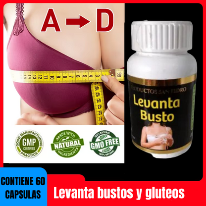 60 CAPSULAS LEVANTA BUSTOS Y GLUTEOS