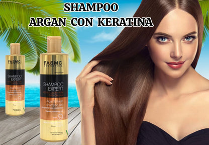 SHAMPOO DE ARGAN CON KERATINA